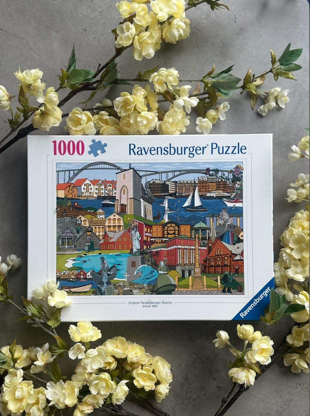 Ravensburger Puslespill 1000 brikker